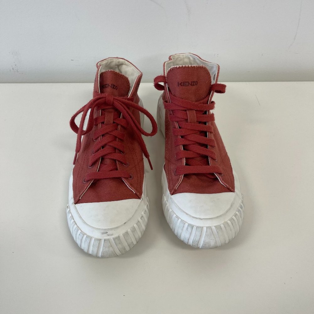Red Mens High Top Sneaker